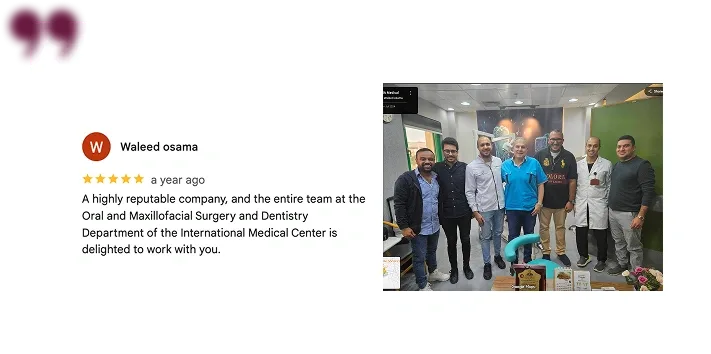 Google review from a LAMA Medical customer